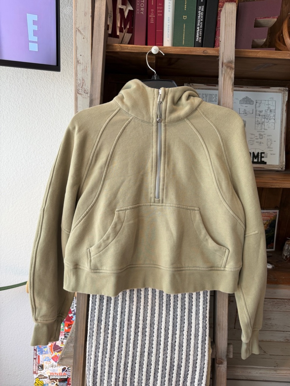 Lululemon women’s scuba oversized 1/2 zip hoodie size XS/S